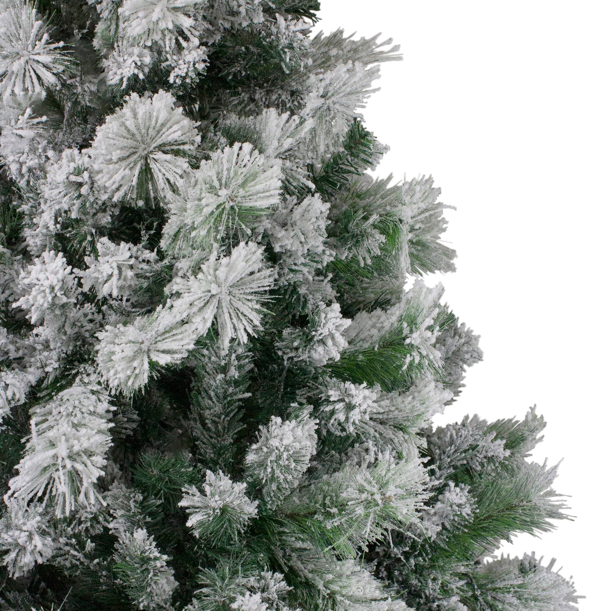 6.5ft. Unlit Flocked Somerset Spruce Artificial Christmas Tree